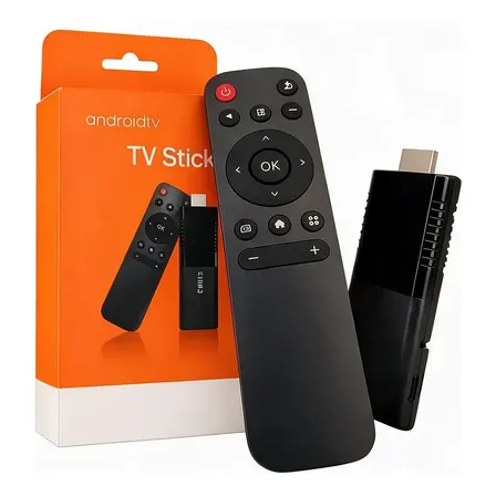 Tv Stick Android 4k Streaming Tv Box Conversor Smart Tv Wifi Preto Padrão