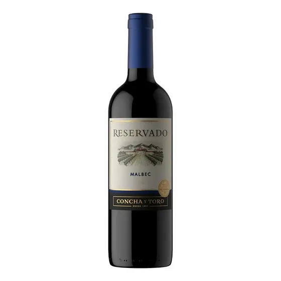 Vinho Chileno Tinto Concha Y Toro Reservado Malbec 750ml