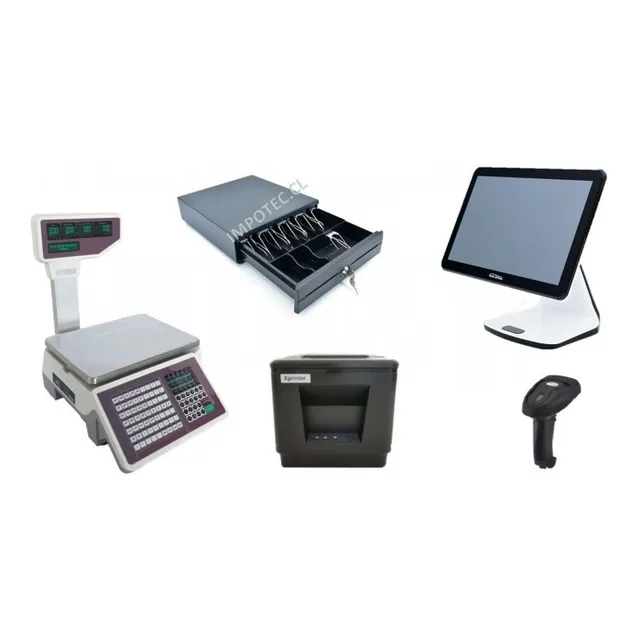 Punto De Ventas Touch + Balanza Digital + Software Pos