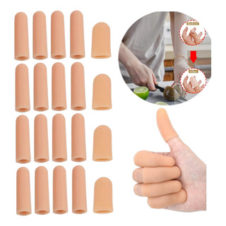 Protector De Dedos De Silicona Flexible Y Cómodo, 20 Unidade Protector De Dedos De Silicona Flexible Y Cómodo, 20 Unidade