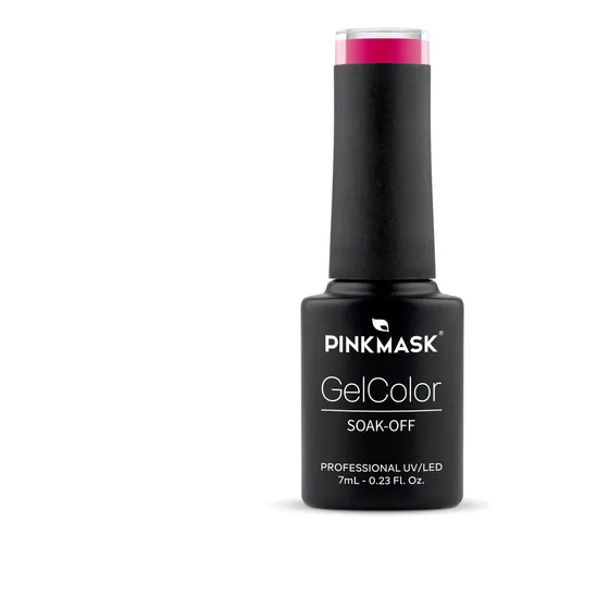 Pink Mask Gel Color Uv/led Semipermanente 7ml Color Raspberry 1735