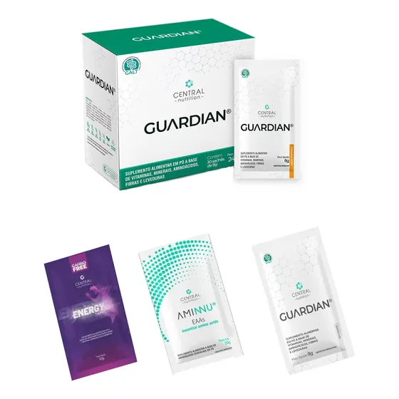 Guardian Tangerina-30 Sachês +3 Amostras - Central Nutrition