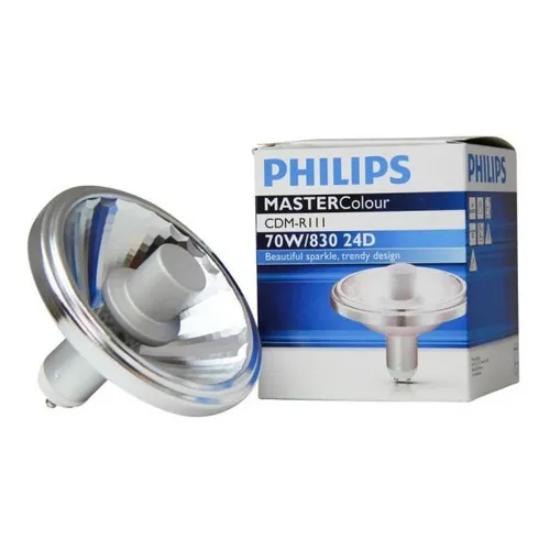 Lampara Philips Master Colour Cdm-r 111 70w 830 24° Cálido Color De La Luz Blanco Cálido