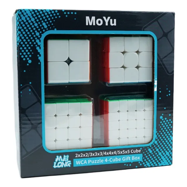 Aaa2 Rubik's Cube Box 2x2 + 3x3 + 4x4 + 5x5 Edición