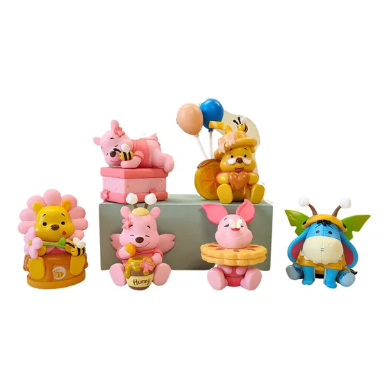 Set 6 Figuras Winnie Pooh Coleccionables Mini Igor Piglet