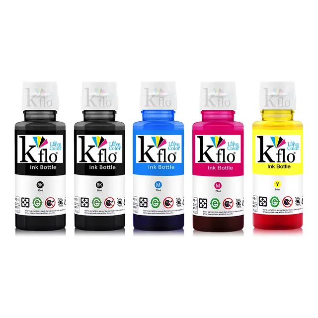 Kit 5 Tintas Compatibles Hp Gt53 Gt52 Para Tank 115 315 415