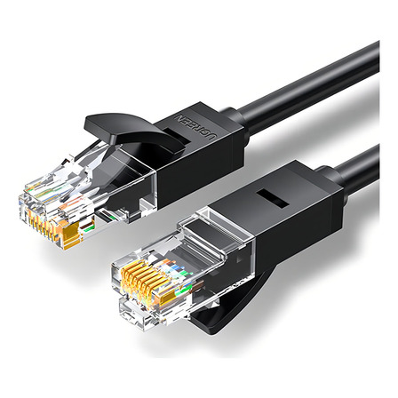 Cabo Rede Ugreen Cat Utp 6 Cabo Rj45 1000mbs 1m Preto Cabo Rede Ugreen Cat Utp 6 Cabo Rj45 1000mbs 1m Preto