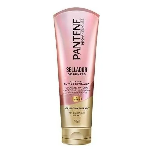 Sellador De Puntas Pantene Colágeno Nutre Revitaliza 90 Ml