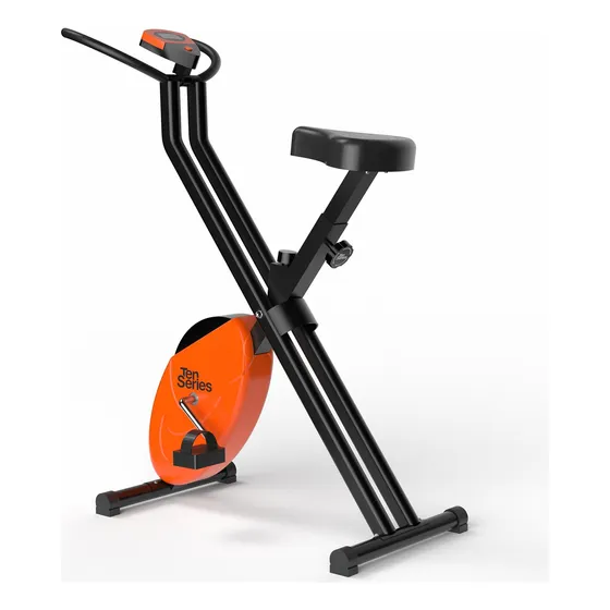 Bicicleta Estática Plegable Sbx Ten Series Color Naranja