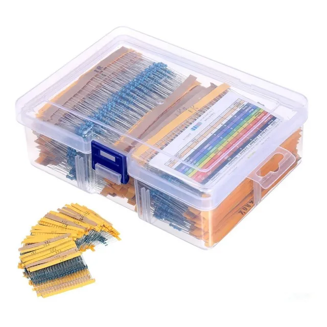 Set 2600 Resistores 130 Valores 1/4w 0.25w De Precisión 1
