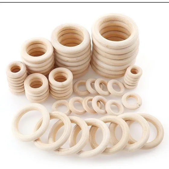 15 Argollas 65mm Para Macrame Servilletero Porta Maceta