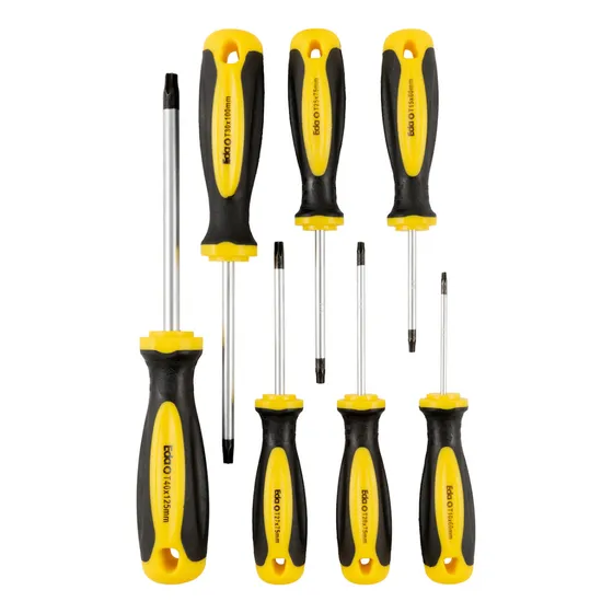 Chave Torques Torx Longa Profissional 7pçs T10at40 Eda