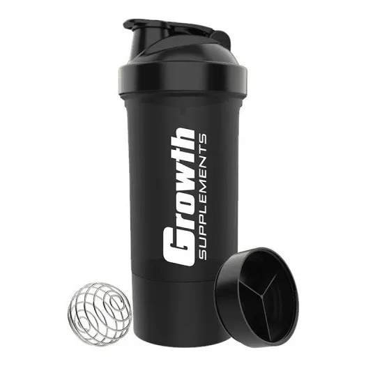 Coqueteleira Shaker 600ml 3 Compartimentos - Growth