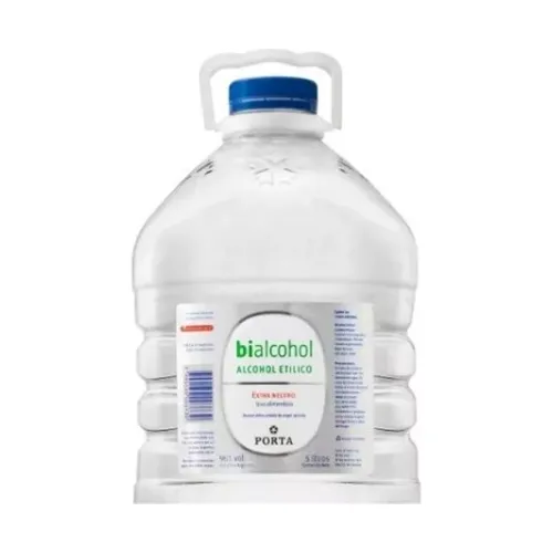 Alcohol 96 % Extra Neutro Bidon 5 Litros Bialcohol Porta X 8