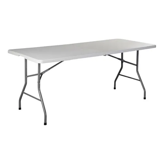 Mesa Plegable Rectangular Basic Living 180x75x72 Cm