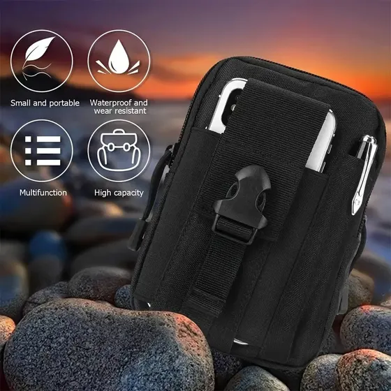 Bolso Táctico Portable Cinturon Militar Pequeño Celular