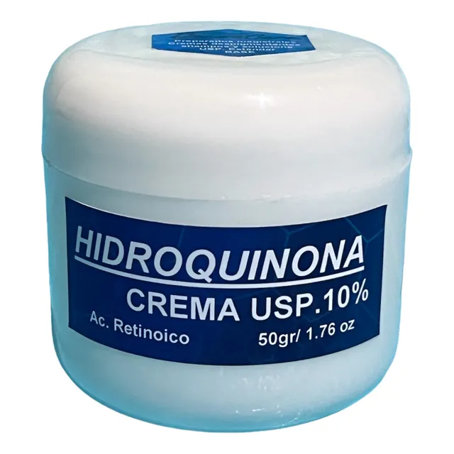 Crema Aclarante Hidroquinona 10% Con Acido Retinoico 50 Gr
