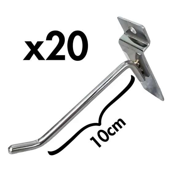 Gancho Para Pared Acanalada 10cm X20 Und Herra-ven