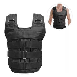 Chaleco Con Peso Ajustable Para Hacer Ejercicios 50kg Negro Chaleco Con Peso Ajustable Para Hacer Ejercicios 50kg Negro
