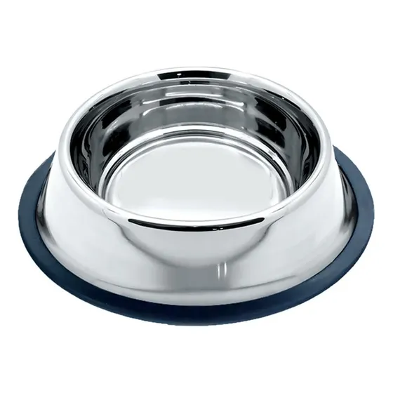 Chalesco comedouro antiderrapante inox 710ml 23.5cm