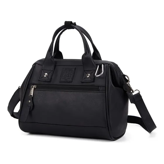 Morral Boca De Pez Eco Cuero Mujer Everlast Sujecion Valija