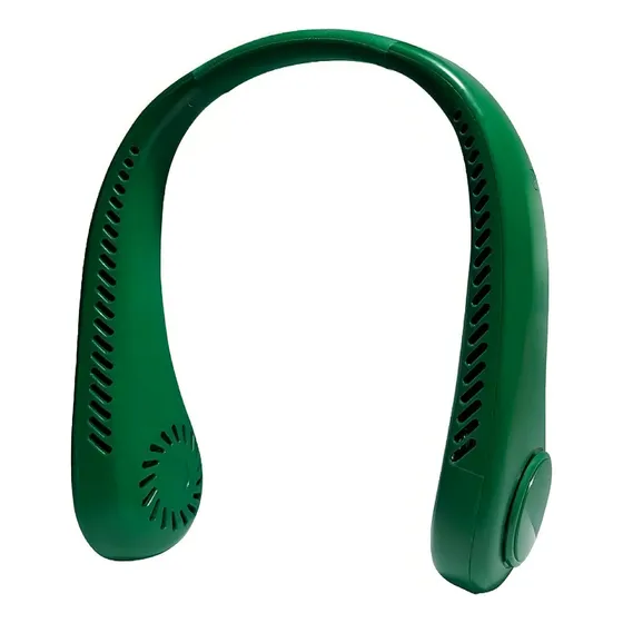 Ventilador Portátil Cuello Flexible 3velocidades Recargable Color Verde Musgo