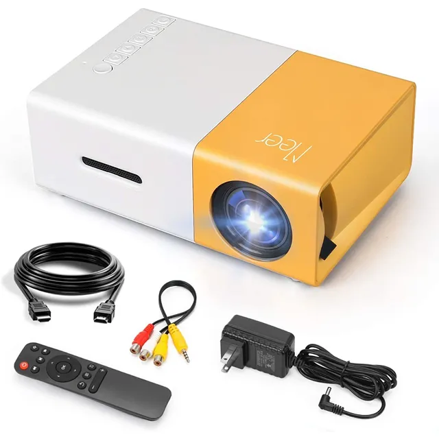 Mini Proyector Led Meer, Portátil, 400 Lúmenes