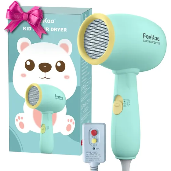 Secador De Pelo Para Niños, Feekaa Secador De Pelo Para Niña