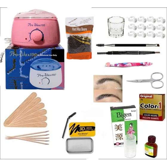 Kit Depilación Y Cejas, Olla, Lifting, Laminado De Cejas 