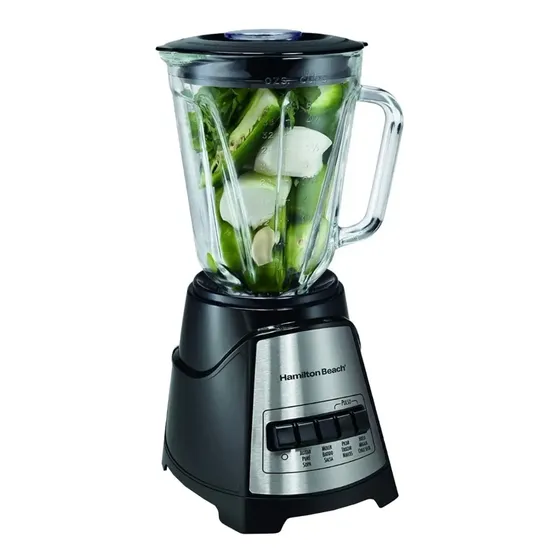 Licuadora Hamilton Beach 58148 10 Vel Tritura Hielo Color Negro/Inoxidable
