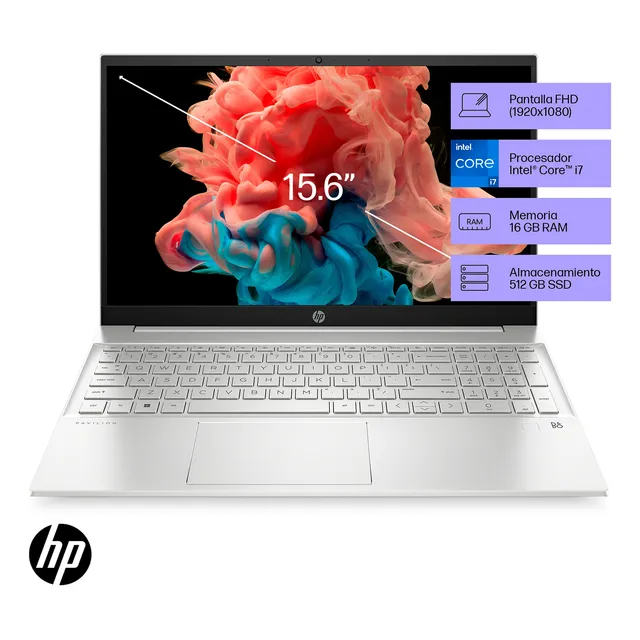 Notebook Hp Pavilion 15-eg2505la Intel Core I7 16gb Ram 512g Plateado