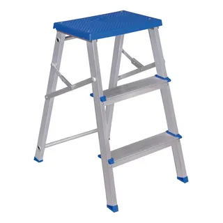 Escada Banqueta De AlumĂnio 3 Degraus DobrĂĄvel Mor Cor Azul Escada Banqueta De AlumĂnio 3 Degraus DobrĂĄvel Mor Cor Azul