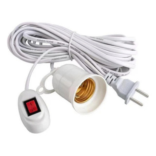 Extención Base E27 Porta Foco Con Interruptor Para Foco Extención Base E27 Porta Foco Con Interruptor Para Foco
