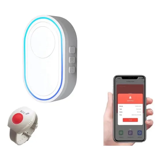 Cuidador Idoso Botão Pânico Wifi Tuya E Smart Pulseira Sos