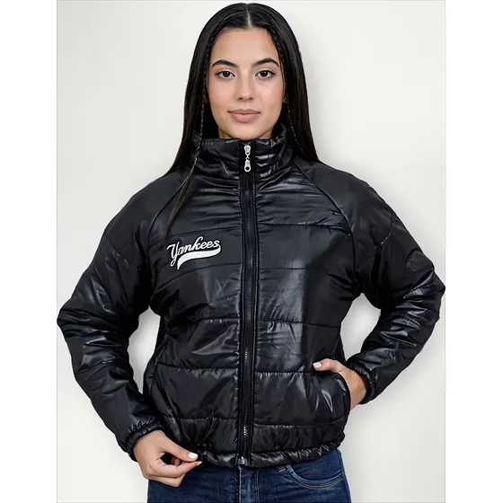 Campera Chiky Pink Puffer Poliéster Mujer