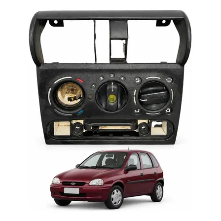 Moldura Painel Central Comando Ar Chevrolet Corsa 94 A 2008  90386819