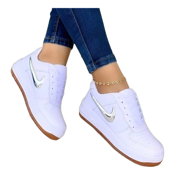 Zapatos Nike Force One Chulo Espejo Dama 35-40