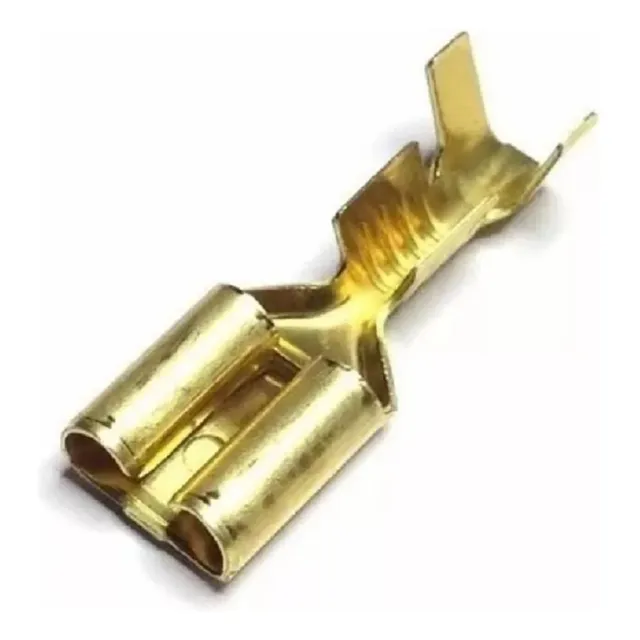 2000 Terminales Zapatas Faston Hembra 1/4 Para Cable 12-16