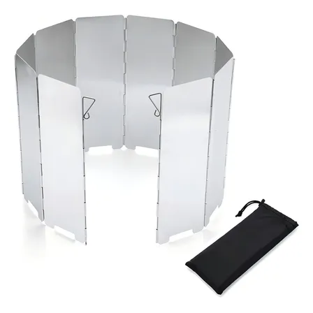 Protector De Viento Para Cocinilla Portatil Camping 67x24cm