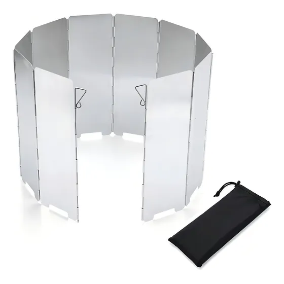 Protector De Viento Para Cocinilla Portatil Camping 67x24cm
