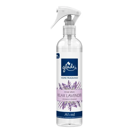 Odorizador Ambiente Relax Lavender Home Fragrance Frasco 265ml Glade