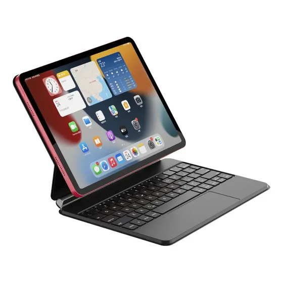 Mr. Gadgets Funda Teclado Magic Keyboard Para iPad 10th/11th Generación A16, Trackpad Multitáctil, Funda Magnética Con Teclado en español Retroiluminado Rgb, Teclado Flotante Inalámbrico
