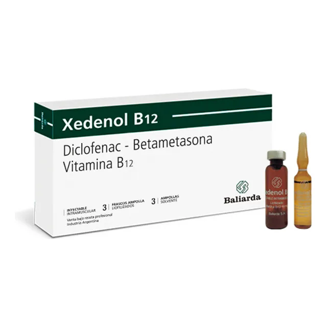 Xedenol® B12 X 3 Ampollas 