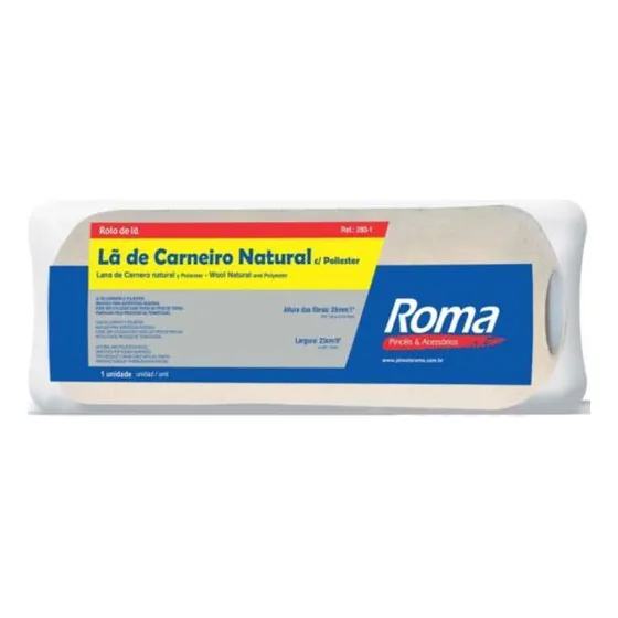 Repuesto Rodillo Lana Mixta 18 Cm -  Pinceis Roma Ltda. Rom4