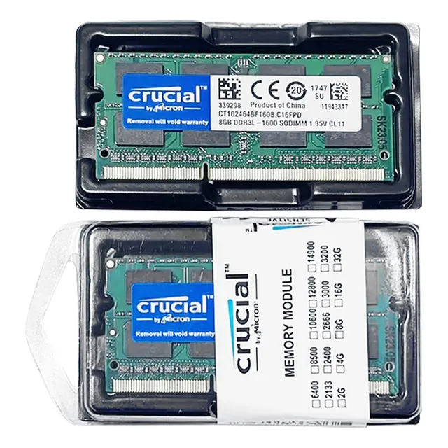 Memoria Sodimm Ram Ddr3l Laptop Mini-cpu  8gb 1600mhz  1.35v