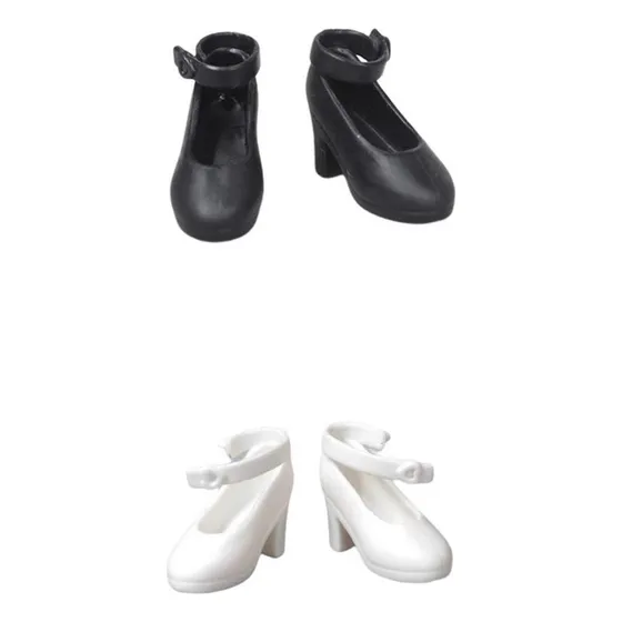 2 Pares 1/6 Princesa Niña Muñecas Zapatos De Tacón Alto