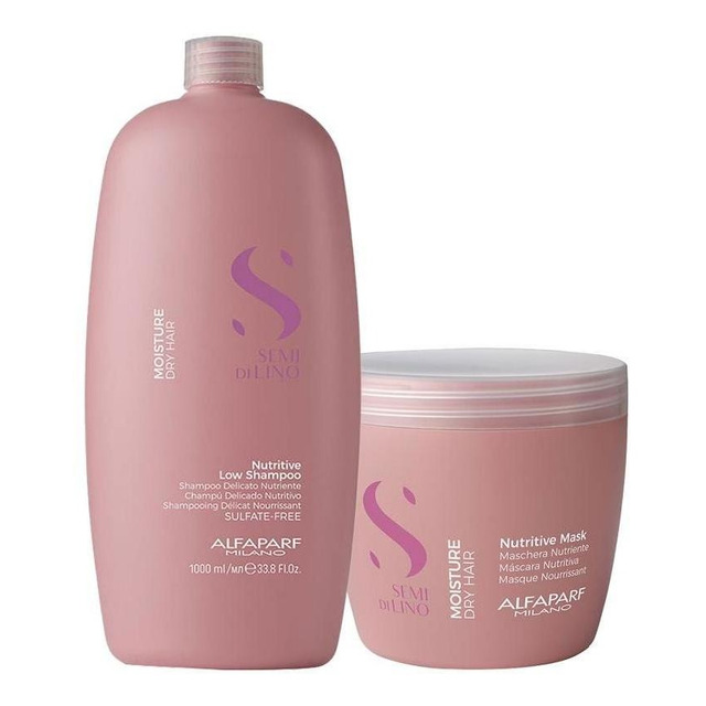 Kit Alfaparf Sdl Moisture - Shampoo 1000ml + Máscara 500ml Kit Alfaparf Sdl Moisture - Shampoo 1000ml + Máscara 500ml