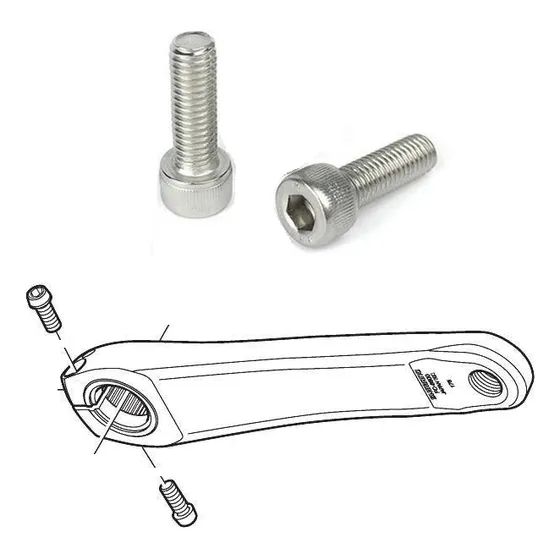 Tornillo Para Biela Izquierda Shimano Hollotech Ii Generico