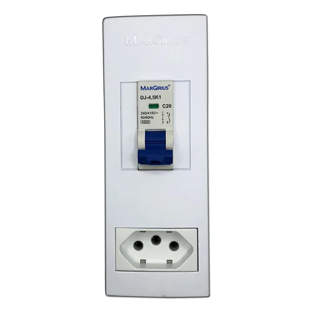 Caixa + Disjuntor Protege Ar Condicionado 9btu 220v 20amper