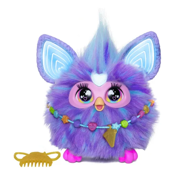 Peluche electrónico interactivo Furby Purple Hasbro F6743, morado